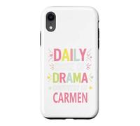 Custodia per iPhone XR CARMEN Personalized Name Funny Cute Custom CARMEN Name