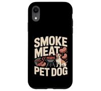Custodia per iPhone XR Carne affumicata per cani, divertente barzelletta alla griglia