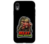 Custodia per iPhone XR Carne T-Rex: nutrizione primordiale