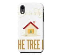 Custodia per iPhone XR Casa è dove l'albero è Natale