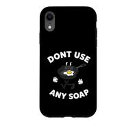 Custodia per iPhone XR Cast Iron Skillet Funny Dont Use Any Soap Retro Pan