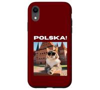 Custodia per iPhone XR Cat At The Malbork Castle, Polonia