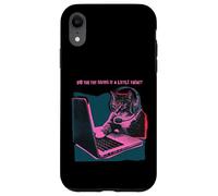 Custodia per iPhone XR Cat Tech Support Gamer Headset - Cuffie per laptop