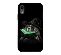 Custodia per iPhone XR Cavalier King Charles Spaniel Halloween Dog Lover Strega