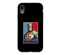 Custodia per iPhone XR Cavaliere del Santo Crociato Armatura TEMPLAR DEUS VULT