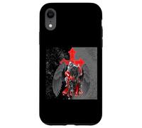 Custodia per iPhone XR Cavaliere Jousting a Cavallo, Cavalieri del Vecchio, araldica