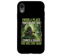 Custodia per iPhone XR Cecchini Jungle Sniper Soldiers T Cecchini