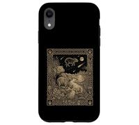 Custodia per iPhone XR Celeste Capibara Tarocchi Zodiaco Occulto