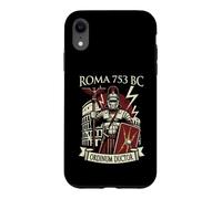 Custodia per iPhone XR Centurione Romano con Elmo Mlitare Arte Legioni Roma