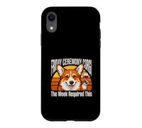 Custodia per iPhone XR Cerimonia del venerdì Corgi La settimana ha richiesto questo vino