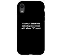 Custodia per iPhone XR Cesare è stato effettivamente pronunciato con un suono duro "K"