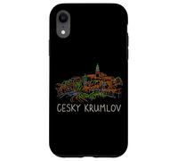 Custodia per iPhone XR Cesky Krumlov Repubblica Ceca Viaggio Souvenir Storico Città Regalo