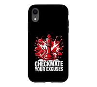 Custodia per iPhone XR Chess Player Checkmate Your Excuses Motivational