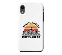 Custodia per iPhone XR Chess Strategy Always Three Moves Ahead, maglietta da uomo e donna