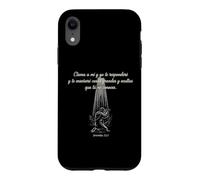 Custodia per iPhone XR Chiamami e risponderò a Geremia 33:3 Preghiera cristiana