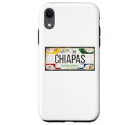 Custodia per iPhone XR Chiapas, Mexico License Plates Chiapas México