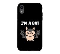 Custodia per iPhone XR Child Animals Bats Cute bird minimalist funny i'm a Bat