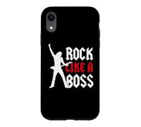 Custodia per iPhone XR Chitarrista Solista Ritmico Rock Band Rock Like A Boss