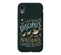 Custodia per iPhone XR Christian Faith Matteo 28 19 Go Make Discepoli