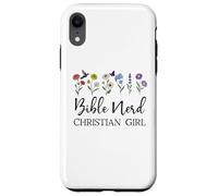 Custodia per iPhone XR Christian Girls Nerd Bible Study Scripture Pastor God Jesus