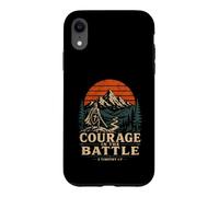 Custodia per iPhone XR Christian Knight Coraggio nella battaglia 2 Timoteo 1 7