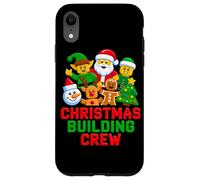 Custodia per iPhone XR Christmas Building Crew Costume Master Builder Block Xmas