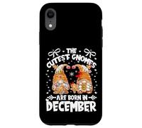 Custodia per iPhone XR Christmas Gingerbread Birthday Gnomes Xmas Born In December