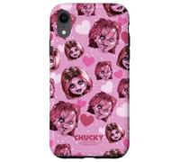 Custodia per iPhone XR Chucky And Tiffany Hearts All-Over Print