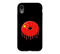 Custodia per iPhone XR Ciambella Ciambella Bandiera Cinese China Pride Love Graffiti Drip