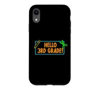 Custodia per iPhone XR Ciao Terza Elementare! 3rd Grader Primo Giorno Di Scuola Ragazzo Ragazza
