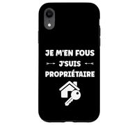 Custodia per iPhone XR Citation Proprio humour Je men fous je suis Propriétaire