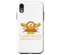Custodia per iPhone XR Citazione latina classica - Cartagine deve essere distrutta - Storia