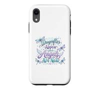 Custodia per iPhone XR Citazione spirituale della libellula Angelo Remembrance