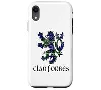 Custodia per iPhone XR Clan Forbes Tartan Cognome scozzese Scotland Pride