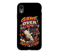 Custodia per iPhone XR Club Fantasmi Game Over: Tema Halloween Retro