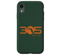 Custodia per iPhone XR Codice Area 305 Miami Dade Florida Distressed Retro State Gear
