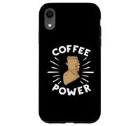 Custodia per iPhone XR Coffee Powers Funny Cafeine Baristas Coffee Lover