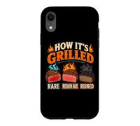 Custodia per iPhone XR Come è grigliato BBQ Cookout Grill Master Humor