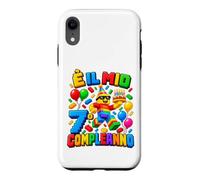 Custodia per iPhone XR Compleanno 7 anni bambino bambina festa sette anni videogame