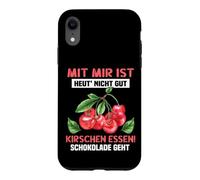Custodia per iPhone XR Con me ist ist oggi non buoni ciliegie, il cioccolato si sta