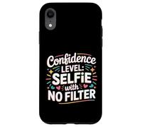 Custodia per iPhone XR Confidence Level Selfie With No Filter Respect Energy -