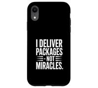 Custodia per iPhone XR Consegno pacchi, non miracoli, Driver Humor
