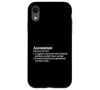 Custodia per iPhone XR Contabile Financial Problem Solver Revisore fiscale CPA Finanza