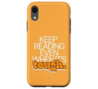 Custodia per iPhone XR Continua a leggere anche quando è difficile motivazione per i topi di biblioteca
