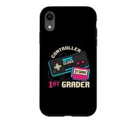 Custodia per iPhone XR Controller Class 1st Grader First Grade Retro Gamer Kid