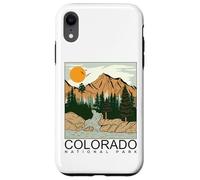 Custodia per iPhone XR Cool Colorado the Rocky Mountains Illustration Graphic