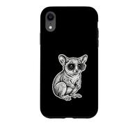 Custodia per iPhone XR Cool Galago Occhiali Disegno Bush Baby