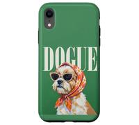 Custodia per iPhone XR Copertina della rivista Dogue Shih Tzu Fashion Dogs Amante dei cani
