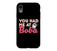 Custodia per iPhone XR Corrispondenza Boba Tea Love You Had Me At Boba