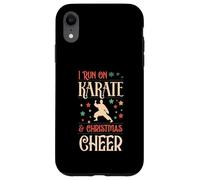 Custodia per iPhone XR Corro su Karate e Natale Cheer Matching X-Mas Squad